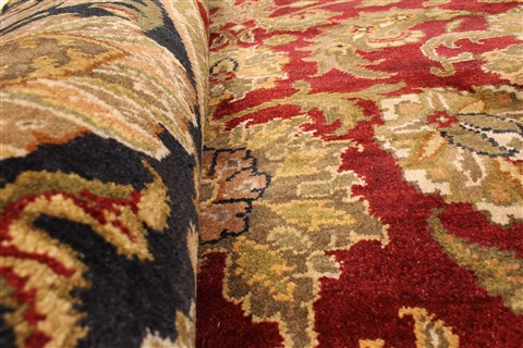 Jaipur Beige Round Hand Knotted 70 X 70 Area Rug 250-28297 Image 4