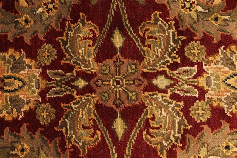 Jaipur Beige Round Hand Knotted 70 X 70 Area Rug 250-28297 Image 9