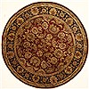 Jaipur Beige Round Hand Knotted 70 X 70 Area Rug 250-28297 Thumb 0