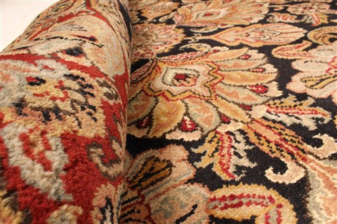 Jaipur Black Round Hand Knotted 70 X 70 Area Rug 250-28298 Image 5