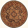 Jaipur Black Round Hand Knotted 70 X 70  Area Rug 250-28298 Thumb 0