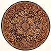 Jaipur Black Round Hand Knotted 70 X 70 Area Rug 250-28298 Thumb 0