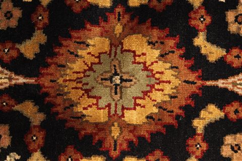Jaipur Beige Round Hand Knotted 60 X 60 Area Rug 250-28299 Image 1