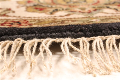 Jaipur Black Round Hand Knotted 60 X 60 Area Rug 250-28301 Image 10