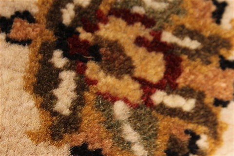 Jaipur Black Round Hand Knotted 60 X 60 Area Rug 250-28301 Image 6