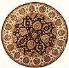 Jaipur Black Round Hand Knotted 60 X 60 Area Rug 250-28301 Thumb 0