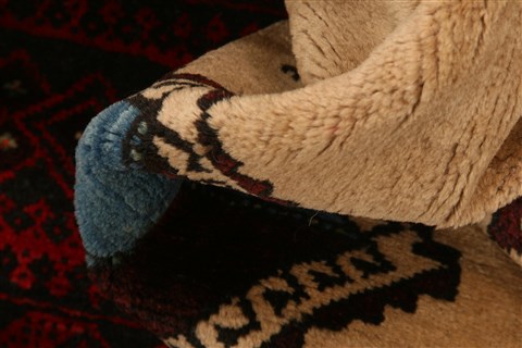 Baluch Red Hand Knotted 210 X 43 Area Rug 253-28303 Image 1