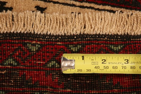 Baluch Red Hand Knotted 210 X 43 Area Rug 253-28303 Image 4