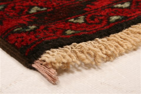 Baluch Red Hand Knotted 210 X 43 Area Rug 253-28303 Image 5