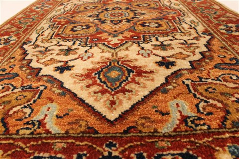 Serapi Beige Hand Knotted 20 X 30 Area Rug 250-28304 Image 3