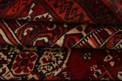 Baluch Red Hand Knotted 211 X 46 Area Rug 100-28305 Image 3
