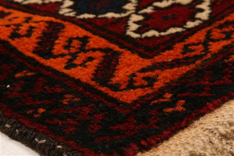 Baluch Red Hand Knotted 211 X 46 Area Rug 100-28305 Image 5