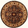 Jaipur Black Round Hand Knotted 60 X 60 Area Rug 250-28306 Thumb 0
