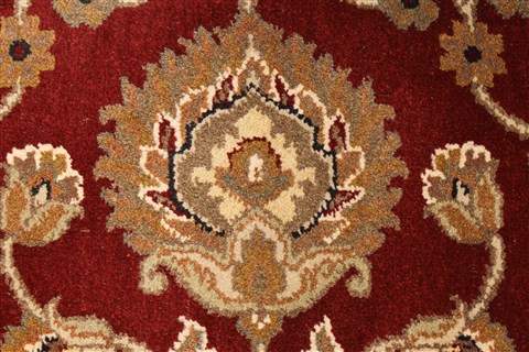 Jaipur Red Round Hand Knotted 59 X 59 Area Rug 250-28307 Image 5