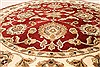 Jaipur Red Round Hand Knotted 59 X 59  Area Rug 250-28307 Thumb 1