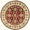Jaipur Red Round Hand Knotted 59 X 59 Area Rug 250-28307 Thumb 0