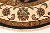 Jaipur Black Round Hand Knotted 60 X 60 Area Rug 250-28309 Thumb 1