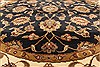 Jaipur Black Round Hand Knotted 60 X 60 Area Rug 250-28309 Thumb 2