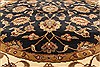 Jaipur Black Round Hand Knotted 60 X 60  Area Rug 250-28309 Thumb 2