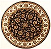 Jaipur Black Round Hand Knotted 60 X 60  Area Rug 250-28309 Thumb 0