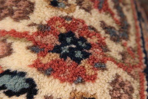 Bidjar Beige Runner Hand Knotted 28 X 60 Area Rug 250-28310 Image 5