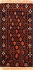 Baluch Black Hand Knotted 26 X 48  Area Rug 253-28312 Thumb 0