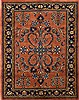 Sarouk Red Hand Knotted 53 X 89  Area Rug 500-28313 Thumb 0