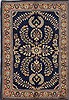 Sarouk Blue Hand Knotted 53 X 89  Area Rug 500-28314 Thumb 0