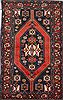 Hamedan Black Hand Knotted 42 X 610  Area Rug 500-28315 Thumb 0