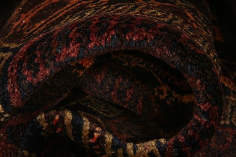 Baluch Red Hand Knotted 211 X 47 Area Rug 253-28317 Image 1