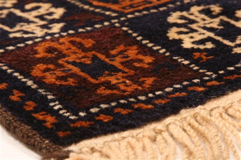 Baluch Red Hand Knotted 211 X 47 Area Rug 253-28317 Image 7