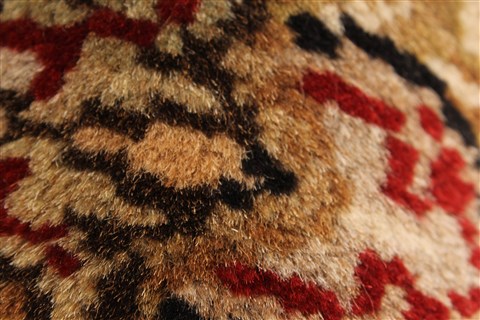 Jaipur Black Square Hand Knotted 30 X 30 Area Rug 250-28318 Image 4