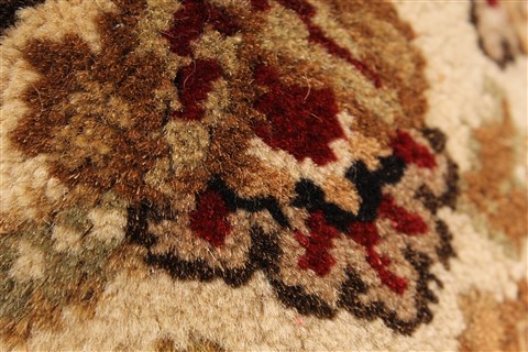 Jaipur Black Square Hand Knotted 30 X 30 Area Rug 250-28318 Image 5