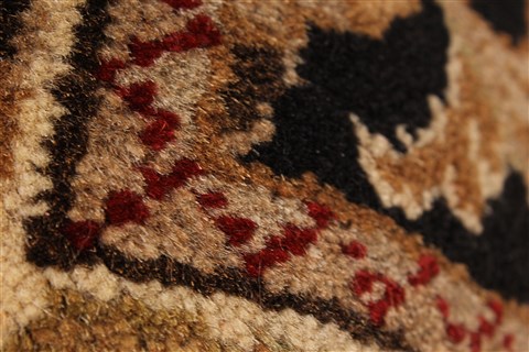 Jaipur Black Square Hand Knotted 30 X 30 Area Rug 250-28318 Image 6