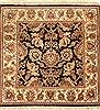 Jaipur Black Square Hand Knotted 30 X 30 Area Rug 250-28318 Thumb 0