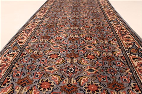 Mahi Blue Hand Knotted 20 X 40 Area Rug 250-28319 Image 1