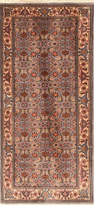 Mahi Blue Hand Knotted 20 X 40 Area Rug 250-28319 Image 0