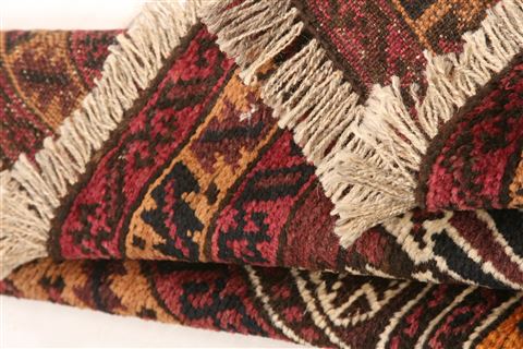 Baluch Brown Hand Knotted 28 X 40 Area Rug 100-28320 Image 4