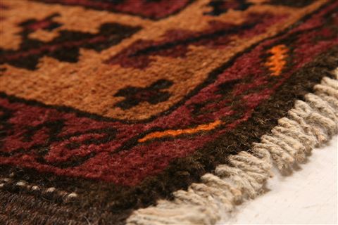 Baluch Brown Hand Knotted 28 X 40 Area Rug 100-28320 Image 5