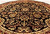 Jaipur Black Round Hand Knotted 40 X 40 Area Rug 250-28327 Thumb 2