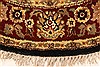 Jaipur Black Round Hand Knotted 40 X 40 Area Rug 250-28327 Thumb 8