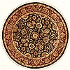 Jaipur Black Round Hand Knotted 40 X 40 Area Rug 250-28327 Thumb 0