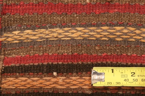 Baluch Brown Hand Knotted 210 X 41 Area Rug 100-28329 Image 5