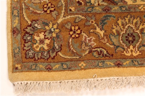 Jaipur Yellow Square Hand Knotted 40 X 40 Area Rug 250-28331 Image 11
