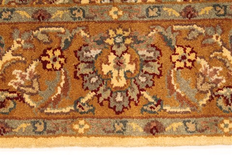 Jaipur Yellow Square Hand Knotted 40 X 40 Area Rug 250-28331 Image 2