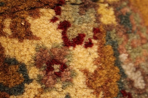 Jaipur Yellow Square Hand Knotted 40 X 40 Area Rug 250-28331 Image 7