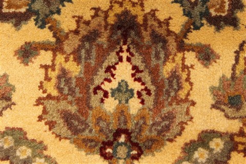 Jaipur Yellow Square Hand Knotted 40 X 40 Area Rug 250-28331 Image 9