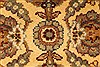 Jaipur Yellow Square Hand Knotted 40 X 40 Area Rug 250-28331 Thumb 1