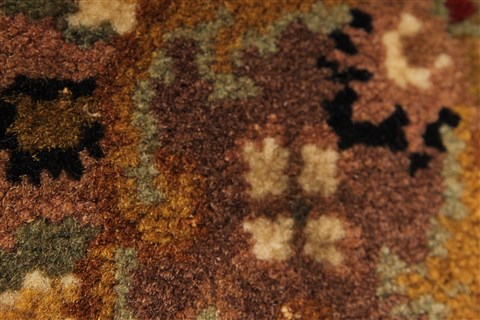 Jaipur Red Square Hand Knotted 40 X 40 Area Rug 250-28332 Image 6