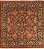 Jaipur Red Square Hand Knotted 40 X 40  Area Rug 250-28332 Thumb 0